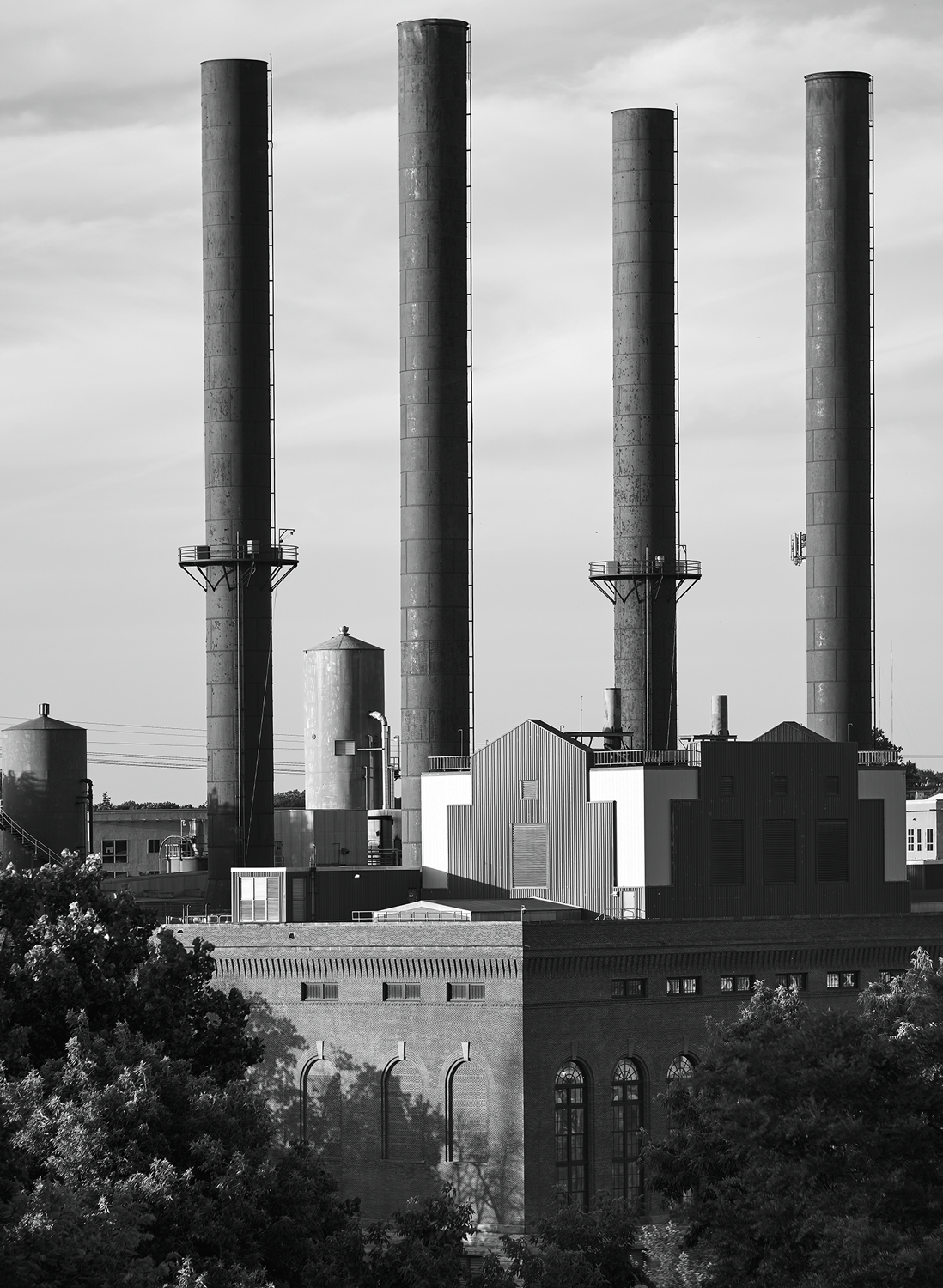 Southeast Steamplant on the Mississippi<br>5x7 Pack of 10 Folded Cards with White Envelopes