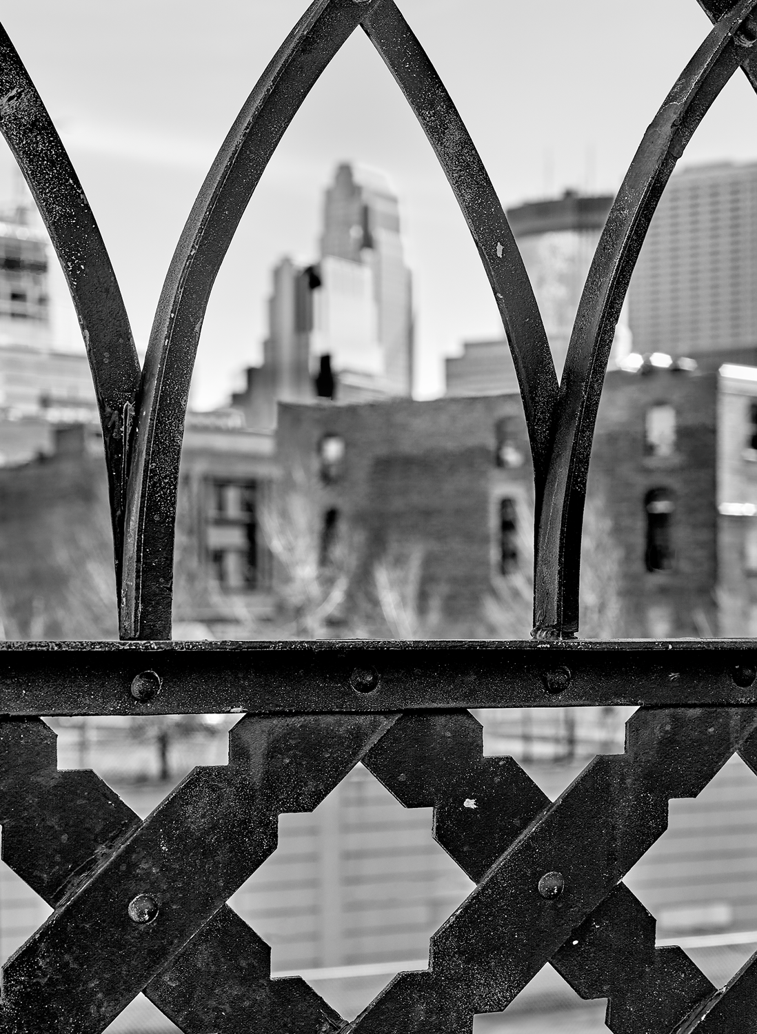 Minneapolis Skyline from North Loop<br>5x7 Pack of 10 Folded Cards with White Envelopes