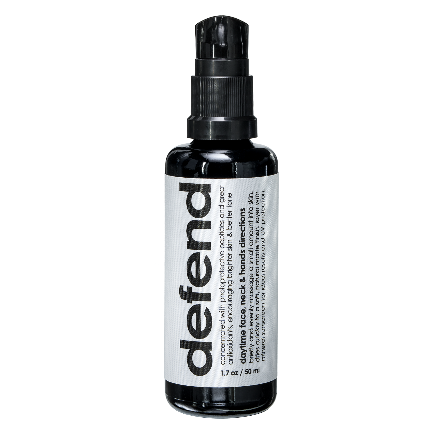 Bottle of Defend Daytime Treatment Serum by Your Best Face