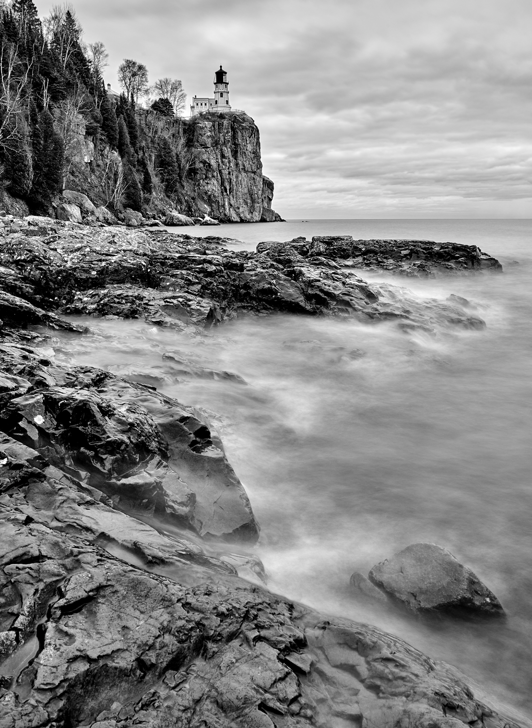 Split Rock Lighthouse<br>5x7 Pack of 10 Folded Cards with White Envelopes